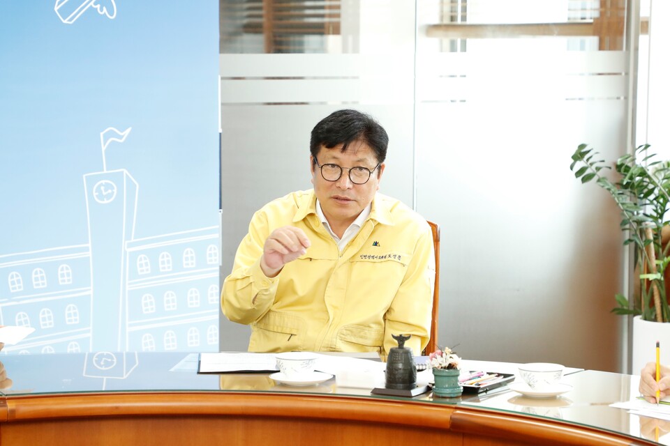 도성훈 인천광역시교육감, 학교 안전관리 철저 당부, 사진/인천시교육청 제공