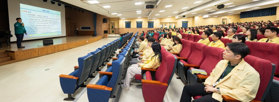 인천광역시교육청, 2023년도 을지연습 최초상황보고 실시, 사진/인천시교육청 제공