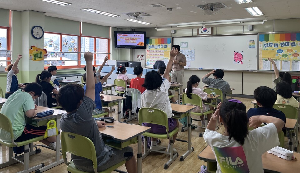 인천북부교육지원청 위(Wee)센터, '온우하나' 학생생명존중교육 프로그램 실시, 사진/인천시교육청 제공