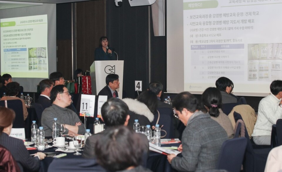 인천광역시교육청, 2023 지역사회 건강 협력 사업 평가회 개최, 사진/인천시교육청 제공