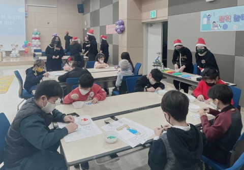 2022년 진안도서관 연말 행사 운영 전경, 사진/화성시문화재단 제공