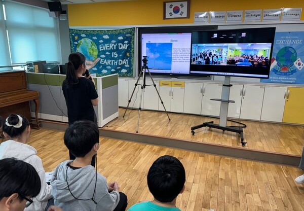 인천시교육청동아시아국제교육원,인천-인도네시아 학교 간 온라인 국제교류 수업 실시했다. 사진 / 인천광역시교육청 제공