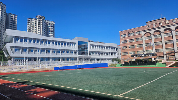 인천남부교육지원청,영종국제물류고, 친환경 공간 재구축 완료했다. 사진 / 인천광역시교육청 제공