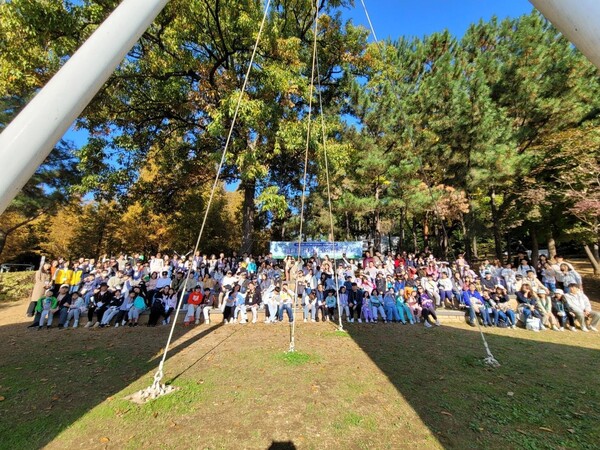 인천동부교육지원청,‘늘솔길 공원에서의 읽걷쓰’를 진행했다. 사진 / 인천광역시교육청 제공