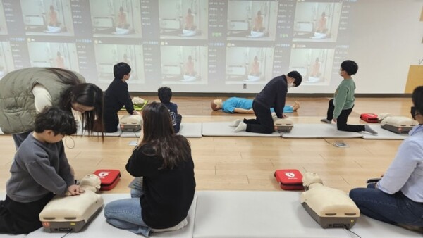 인천광역시교육청에서 겨울방학 안전체험 프로그램을 진행 중이다, 사진 / 인천광역시교육청 제공