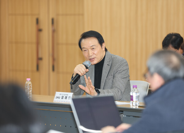 임태희 교육감이 미래 대학입시 개혁 방안 발표를 진행 중이다, 사진 2 / 경기도교육청 제공