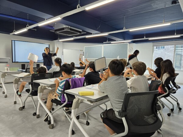 연수구 함박마을 내 ‘다가치 배움터’에서 방과후 한국어교실 2기를 운영 중이다, 사진 / 인천광역시교육청 제공