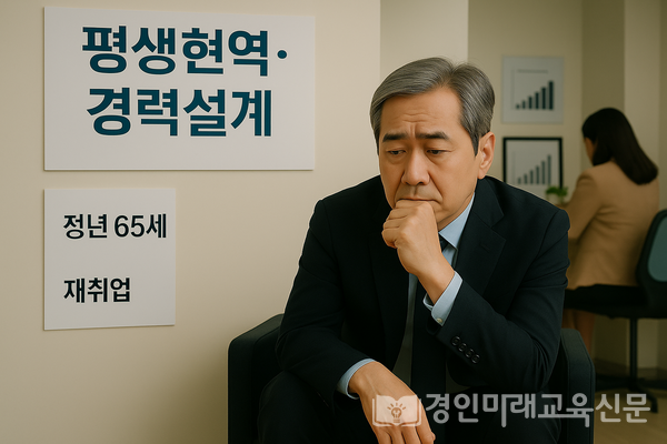 정년 65세, 재취업 현실을 마주하는 중장년의 시선, 이미지 / DALL·E 생성