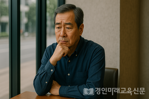 정년 이후 삶의 방향을 모색하는 중장년의 사색, 이미지 / DALL·E 생성