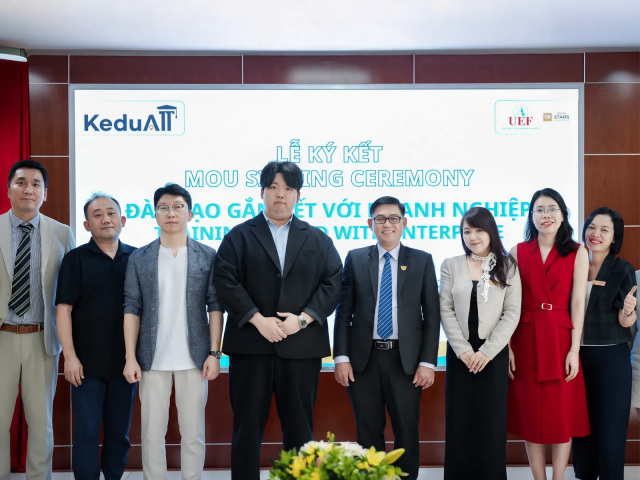 케듀올이 베트남 경제재정대학교와 한국어 교육 및 교육 협력 강화를 위한 업무협약을 체결했다, 사진 / 케듀올 제공