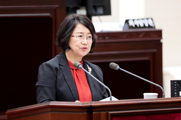 인천광역시의회 박판순 의원이 제304회 임시회 1차 본회의에서 5분 자유발언을 진행 중이다, 사진 / 인천광역시의회 제공