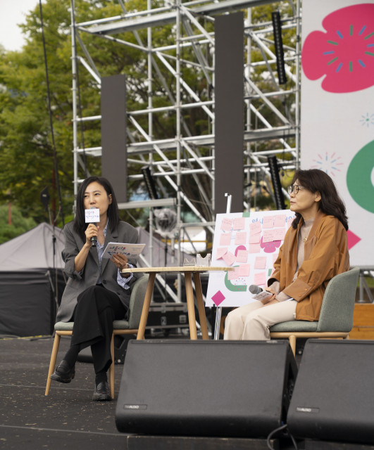 저널리스트 이화정과 영화감독 지혜원의 문화다양성 시네마토크 ‘안녕, 미누’, 사진 / 문화체육관광부 제공